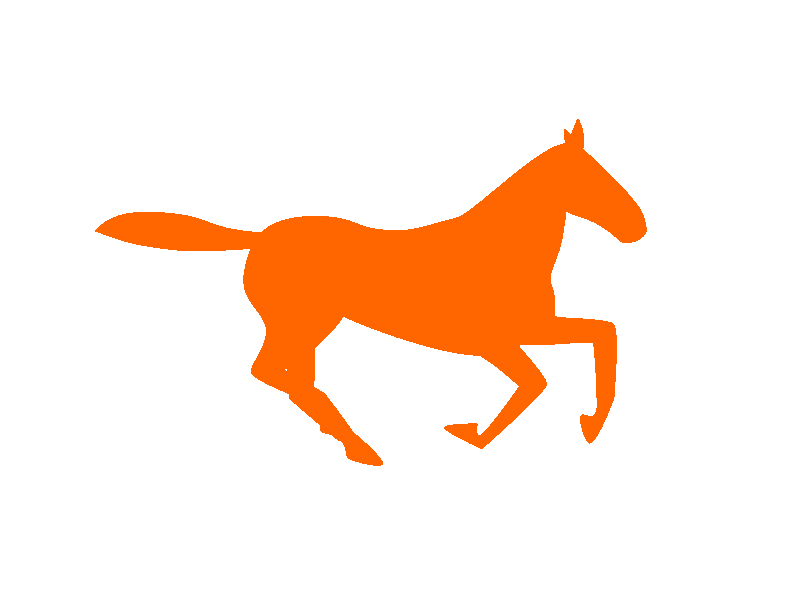 running horse